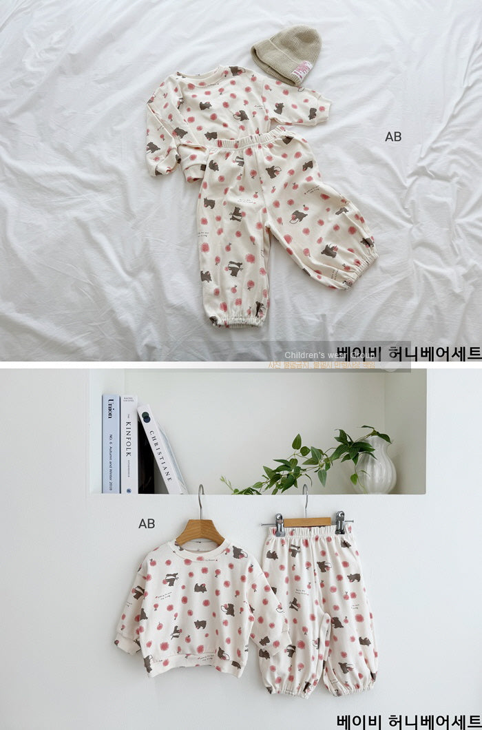 Little Foxx – Baby Honey Bear Top &amp; Bottom Set