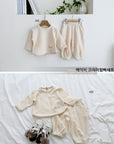 Little Foxx – Baby Creamy Binding Top & Bottom Set