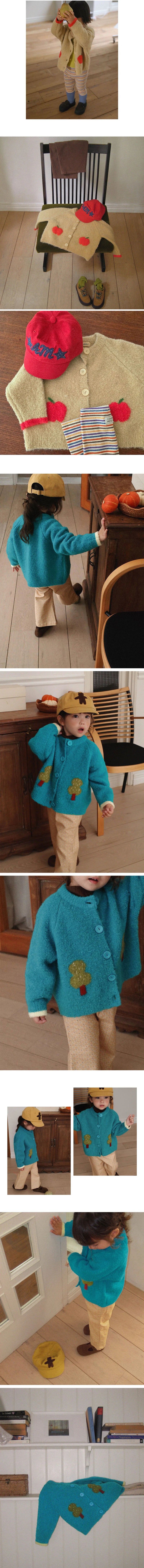 Little Foxx – Apple Tree Knit Cardigan