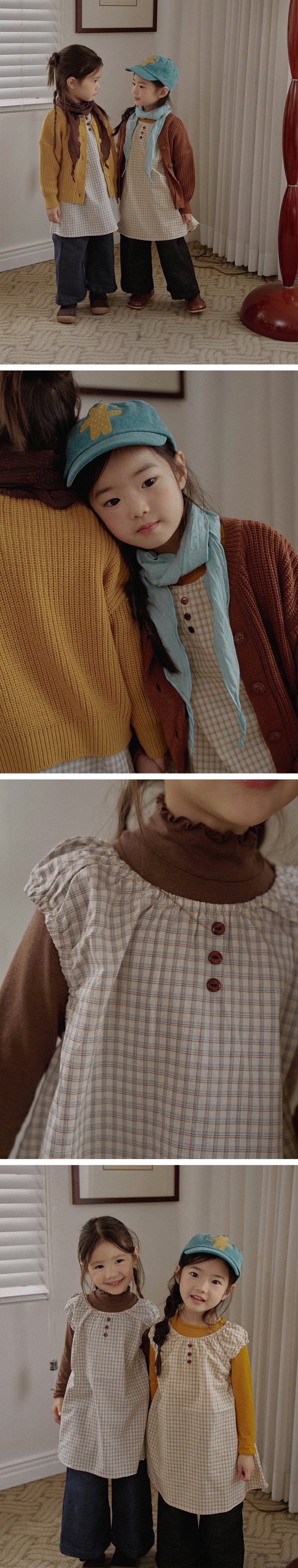 Little Foxx – Vince Check Dress