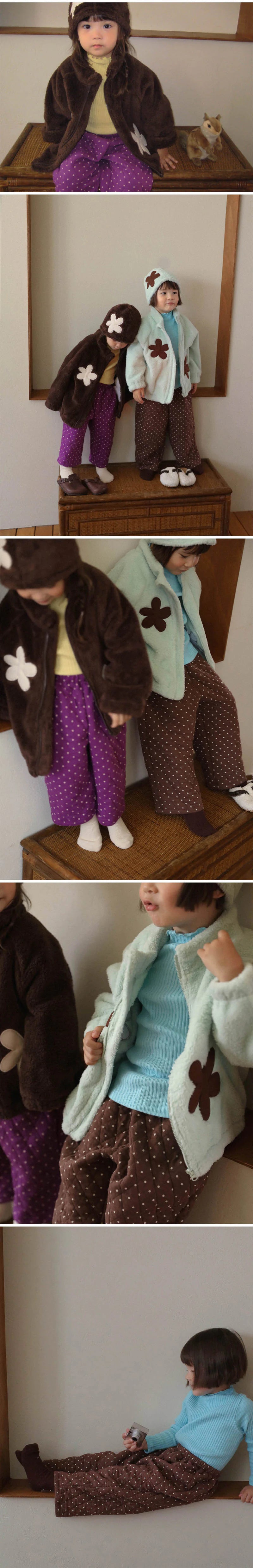 Little Foxx – Dot Quilted Pants
