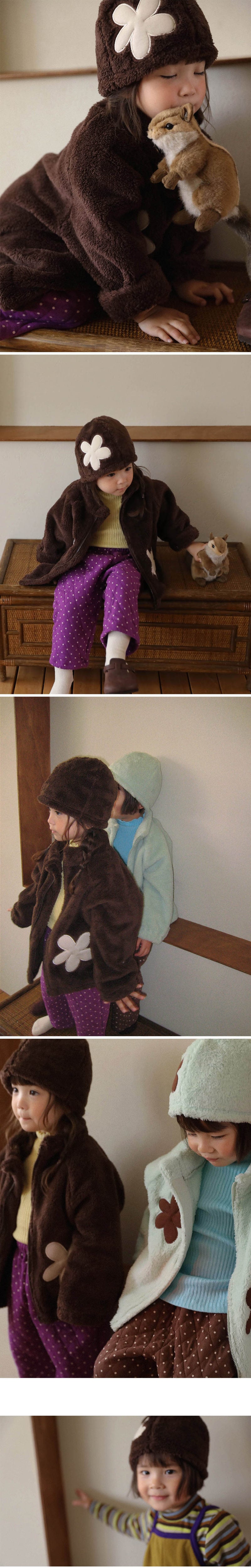 Fleur Fleece Beanie – Mütze für Kinder, Foto 2