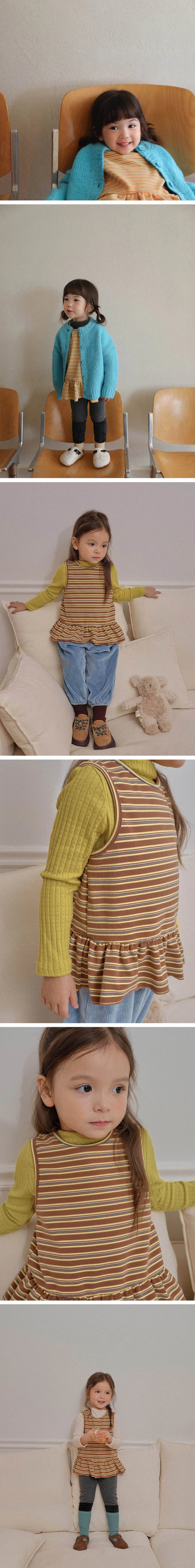 Little Foxx – Woolly Sleeveless Frill Tee