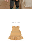 Little Foxx – Woolly Sleeveless Frill Tee