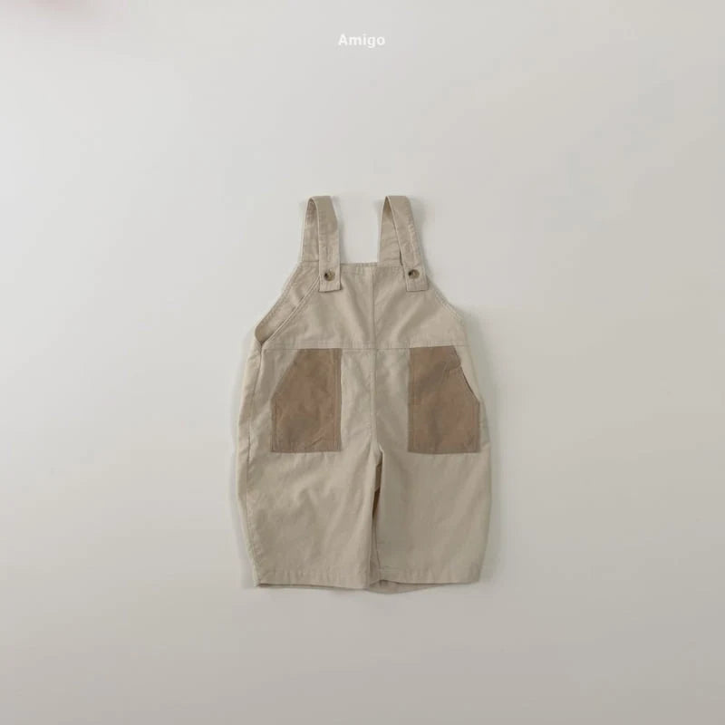 Little Foxx – Corduroy Contrast Overalls