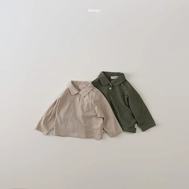 Little Foxx – Slit Collar Tee