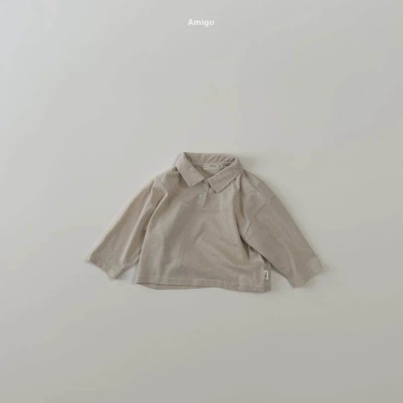 Little Foxx – Slit Collar Tee