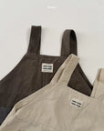 Little Foxx – Corduroy Contrast Overalls