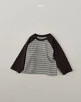 Little Foxx – Striped Raglan Tee