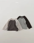 Little Foxx – Striped Raglan Tee