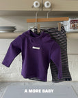 Little Foxx – Eggplant Hooded Tee