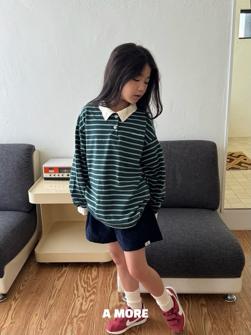 Little Foxx – Multi Stripe Collar Tee