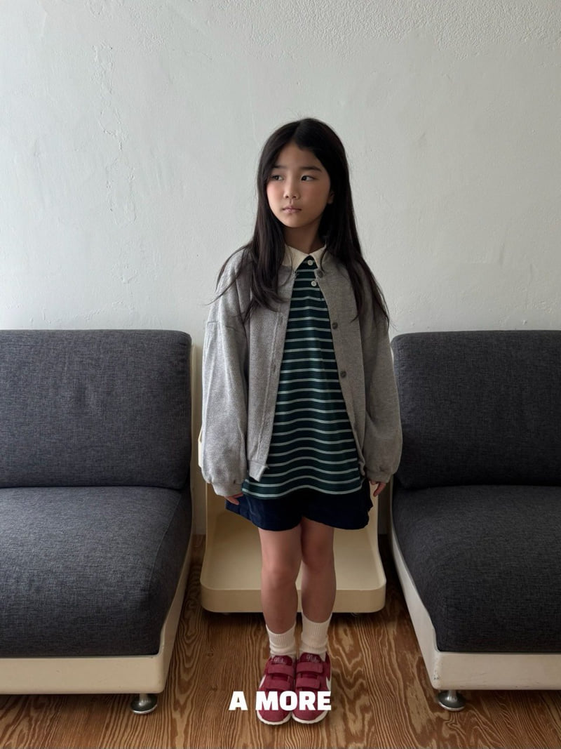 Little Foxx – Multi Stripe Collar Tee