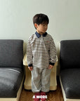 Little Foxx – Multi Stripe Collar Tee