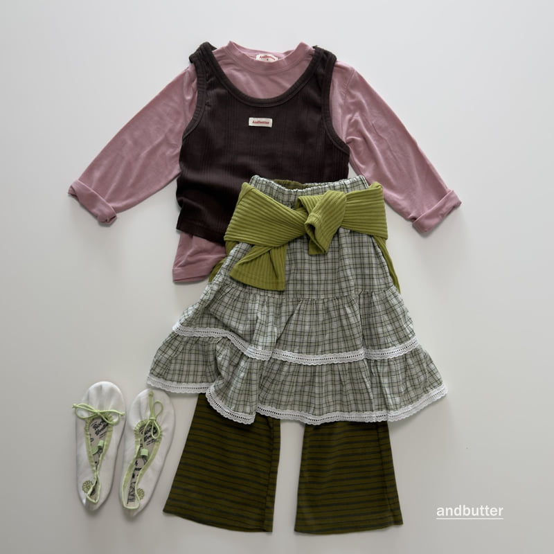 Little Foxx – Tiered Check Skirt