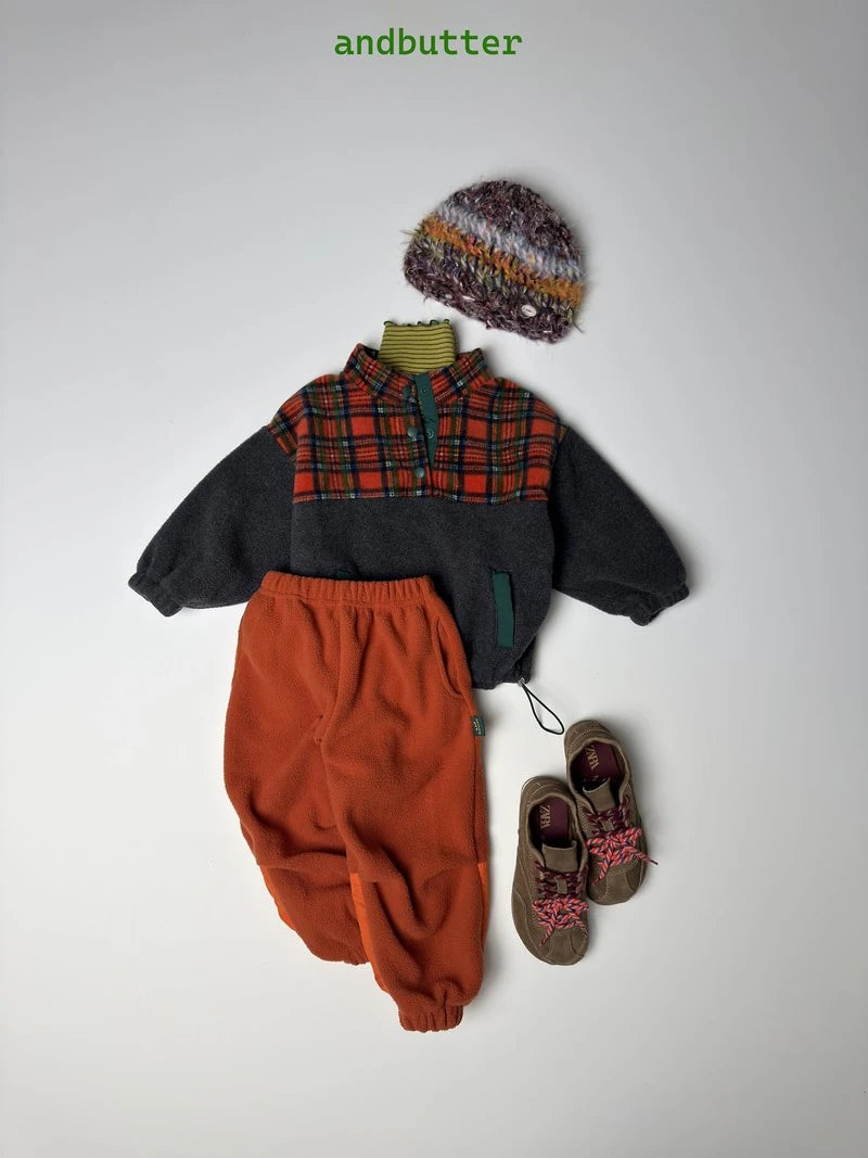 Little Foxx – Check Snap Pullover