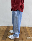 Little Foxx – Curved Contrast Denim