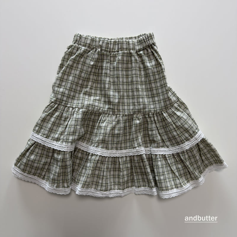 Little Foxx – Tiered Check Skirt
