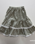 Little Foxx – Tiered Check Skirt