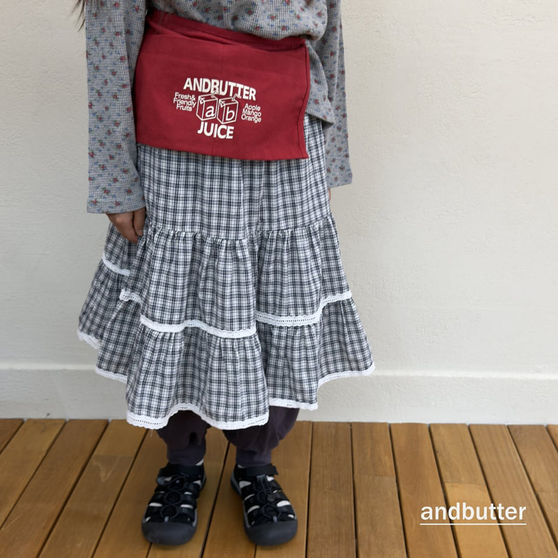 Little Foxx – Tiered Check Skirt
