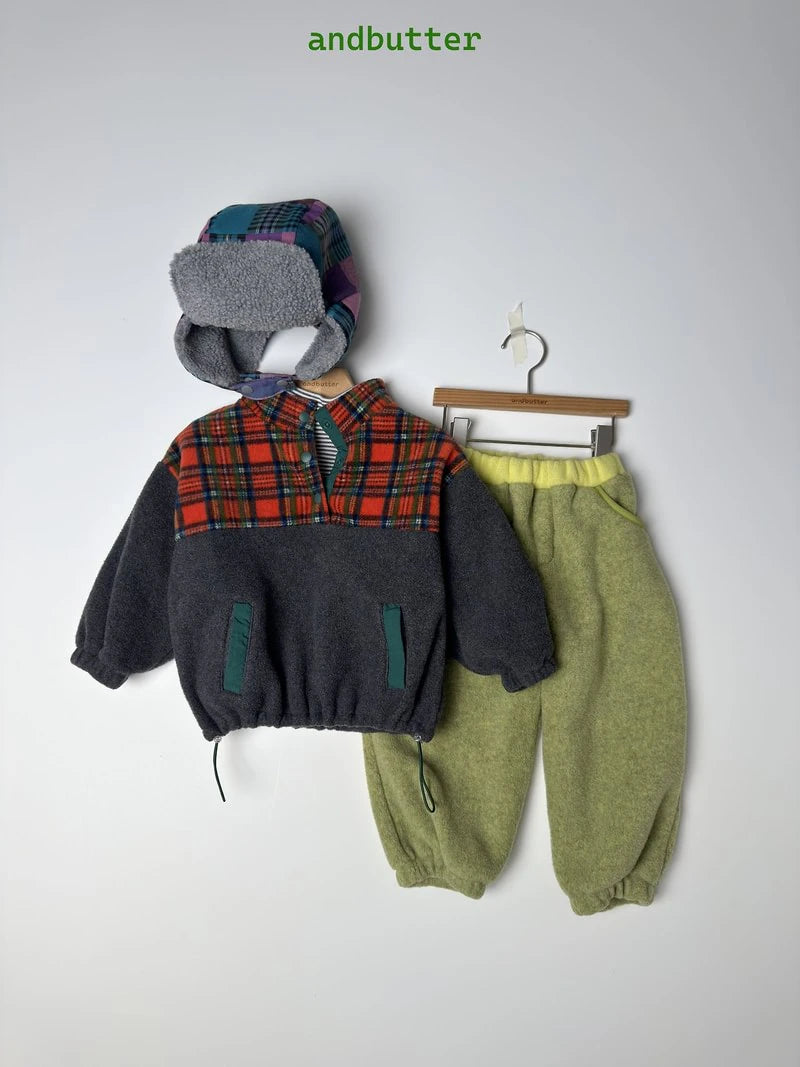 Little Foxx – Check Snap Pullover