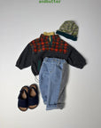 Little Foxx – Check Snap Pullover