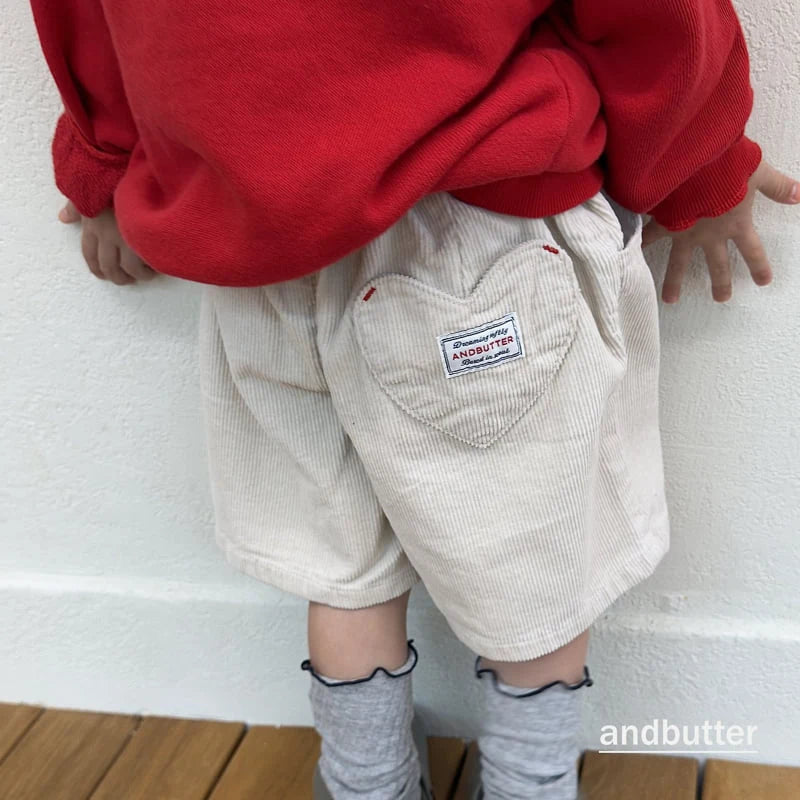Little Foxx – Corduroy Heart Pants