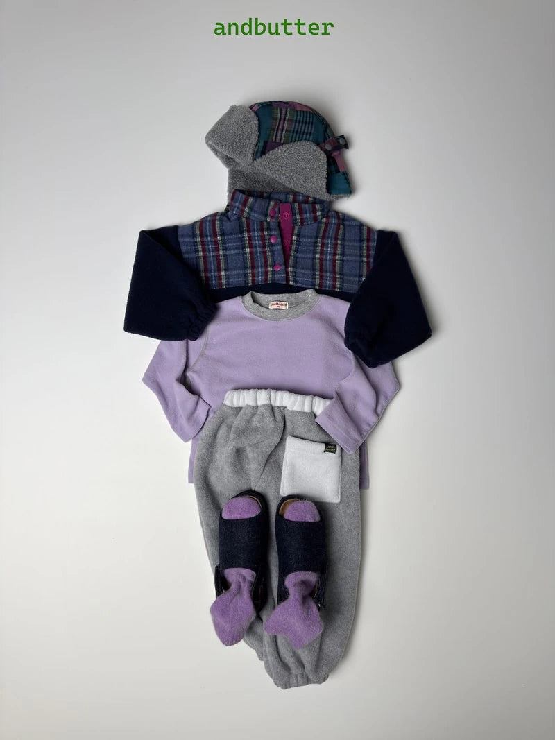 Little Foxx – Check Snap Pullover