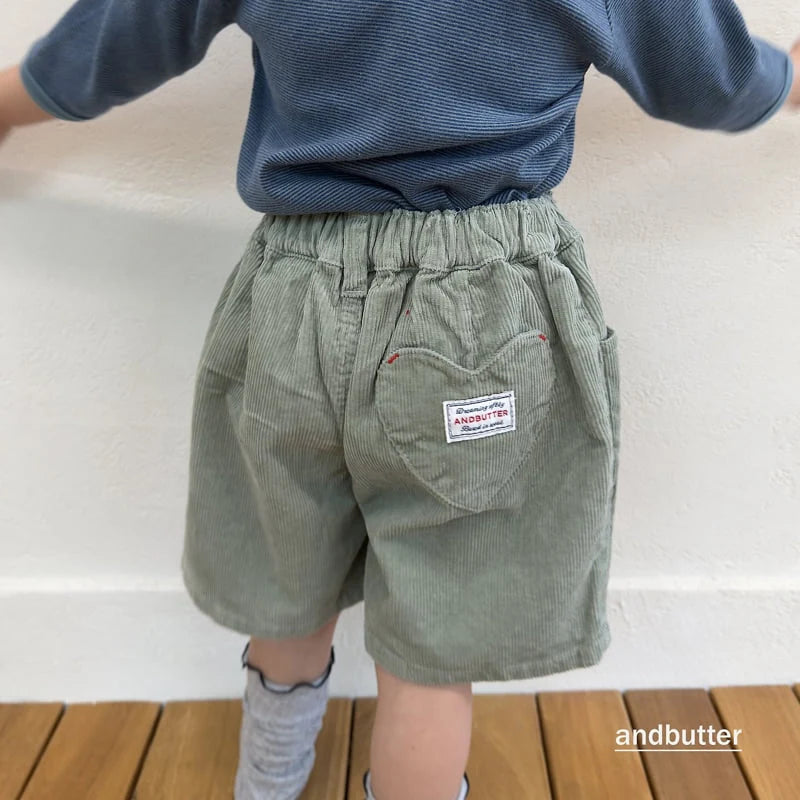 Little Foxx – Corduroy Heart Pants