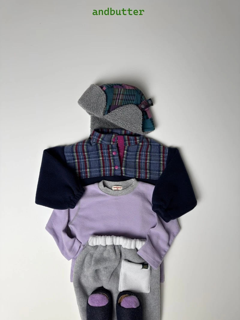 Little Foxx – Check Snap Pullover