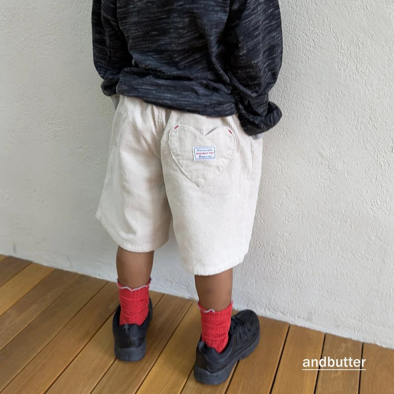 Little Foxx – Corduroy Heart Pants
