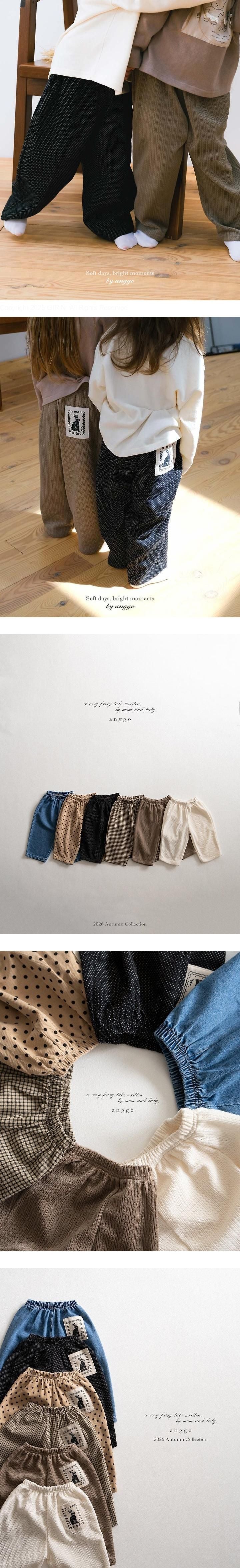 Little Foxx – Pie Pants – Small Dot Check