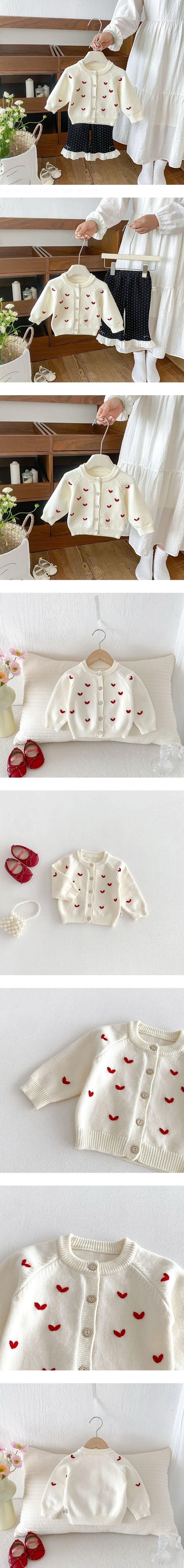 Little Foxx – Cute Hearts Cardigan