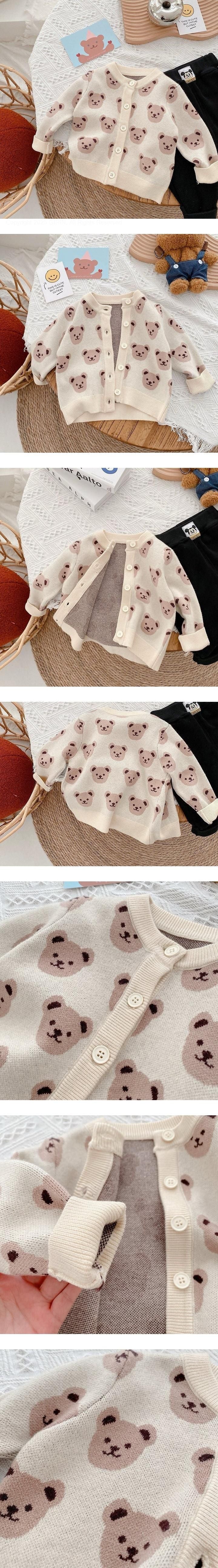 Little Foxx – Smile Bear Cardigan