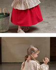 Little Foxx – Heart Embroidery Blouse