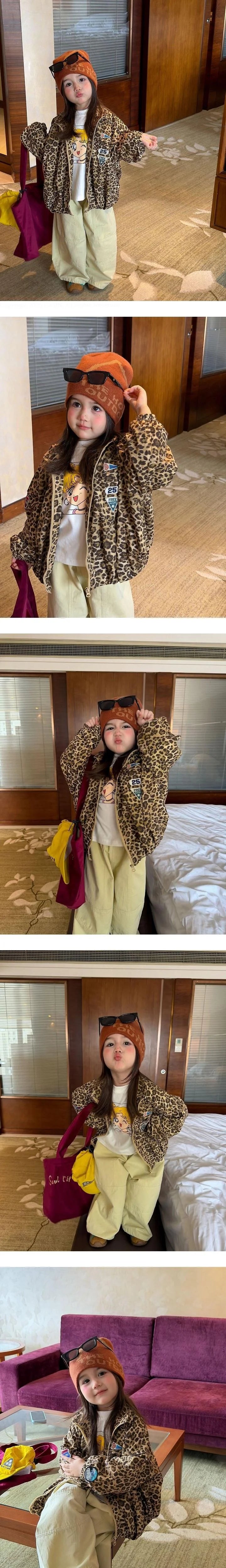 Little Foxx – Wappen Leopard Jacket