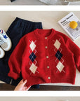 Little Foxx – Rhombus Collar Cardigan