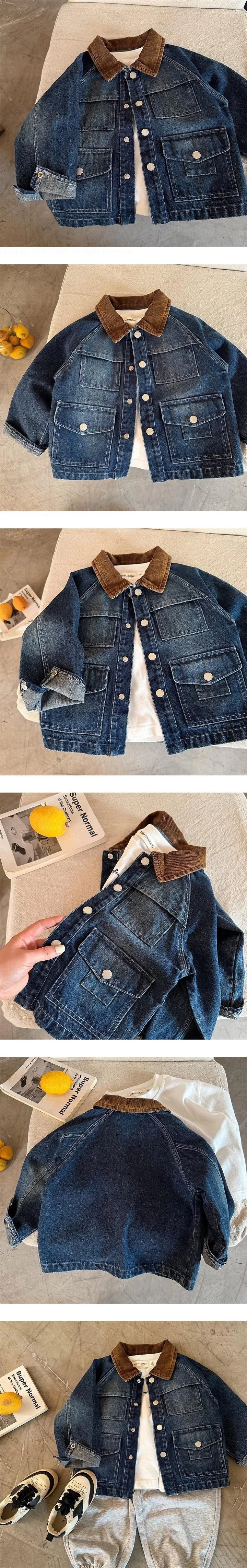 Little Foxx – Collar Corduroy Jacket