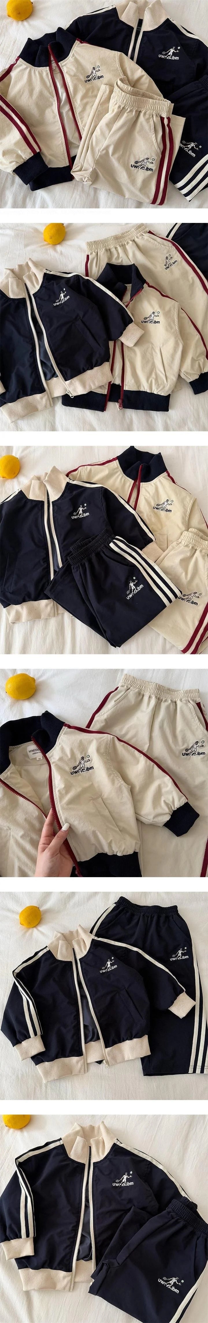 Little Foxx – Tennis Player Zip-up Top &amp; Bottom Set