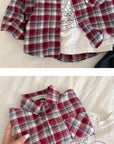 Little Foxx – Pocket Check Red Shirt
