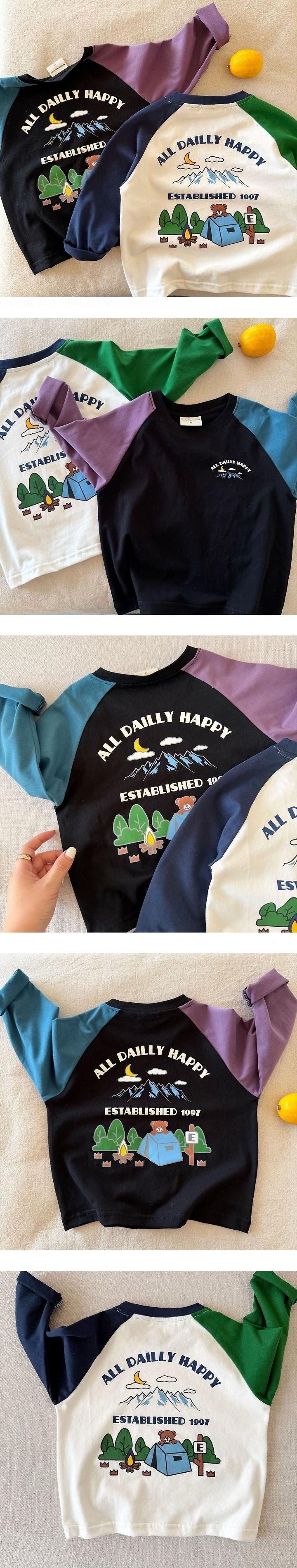 Little Foxx – Colorblock Camping Tee