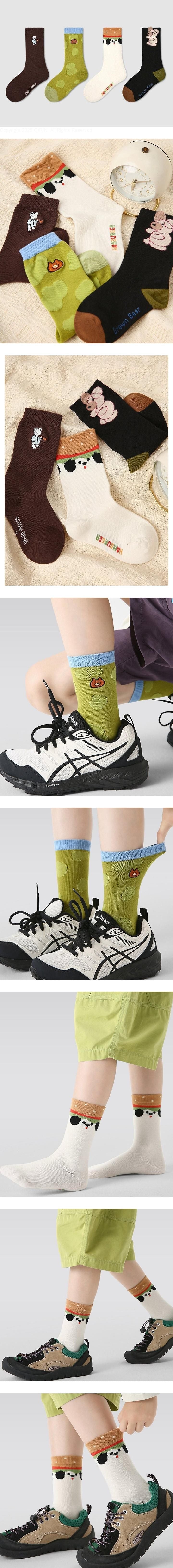 Little Foxx – White Mouse Socks Set