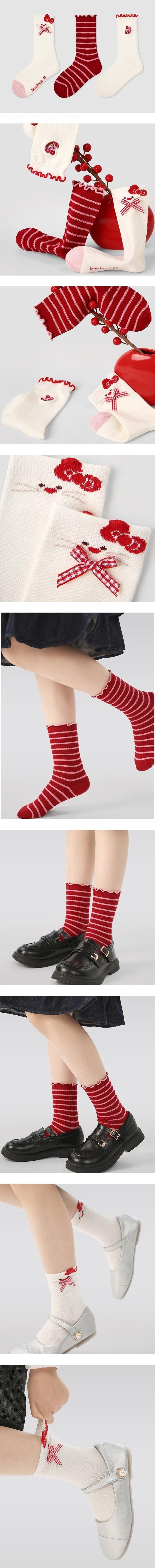 Little Foxx – Red Cat Socks Set