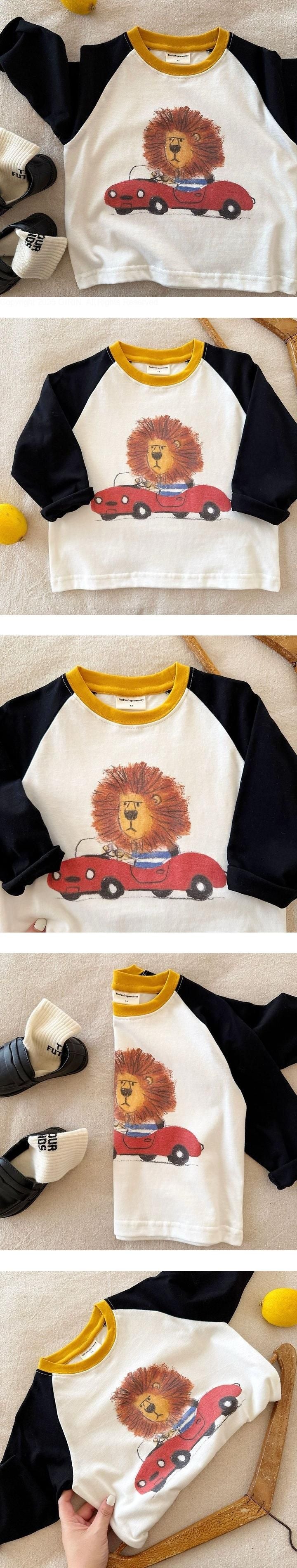 Little Foxx – Lion Colorblock Tee