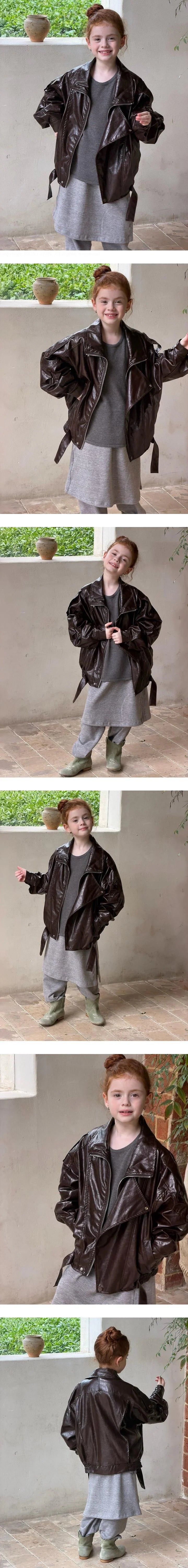 Little Foxx – Recen Loose Leather Jacket
