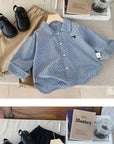 Little Foxx – Whale Embroidery Shirt