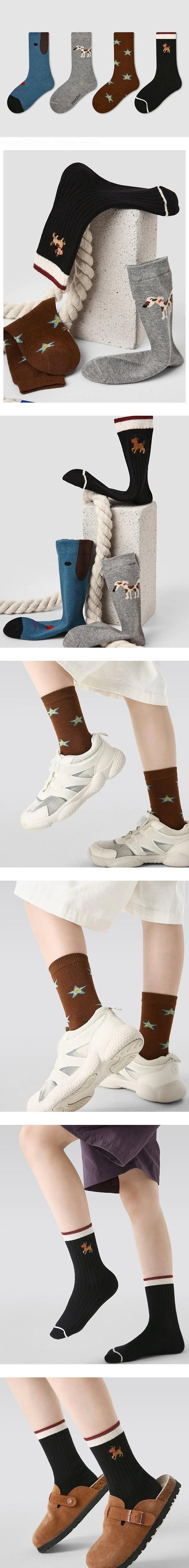 Little Foxx – Gray Dog Socks Set