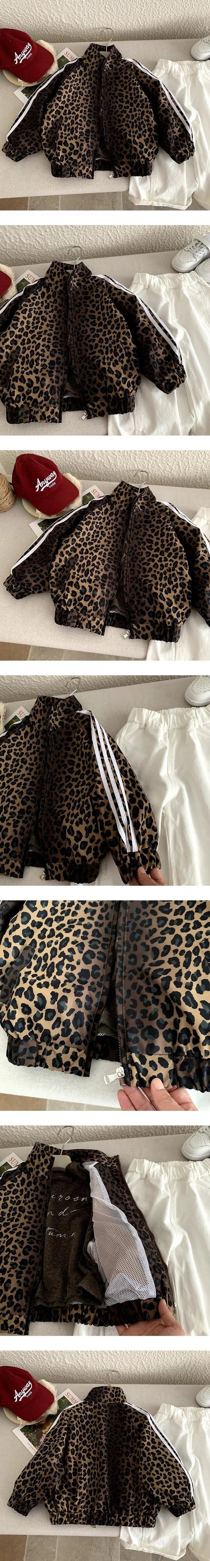 Little Foxx – Three Line Leopard Jacket