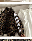 Little Foxx – Three Line Leopard Jacket