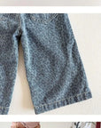 Little Foxx – Leopard Wild Denim Pants